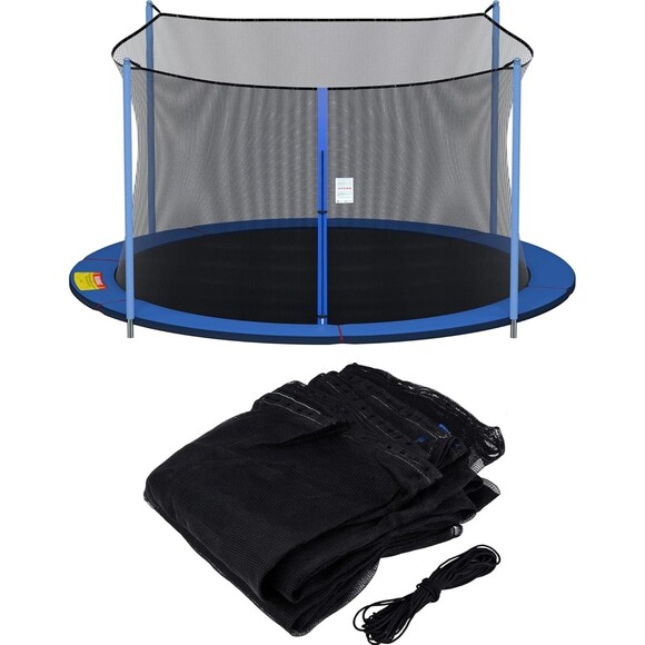 Trampoline Replacement Safety Enclosure Net 14 FT Round Frame Net Only